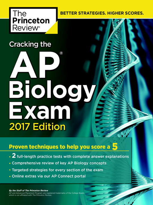 Title details for Cracking the AP Biology Exam, 2017 Edition by Princeton Review - Available